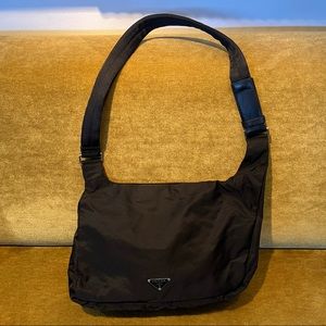 Prada Vintage Tessuto Messenger Bag